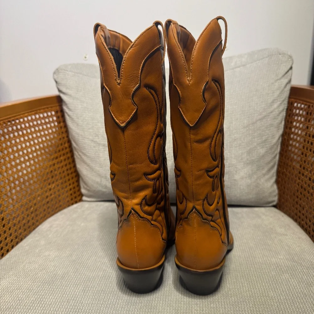 Reformation Olive Western Cowboy Boots - Picture 7 of 8
